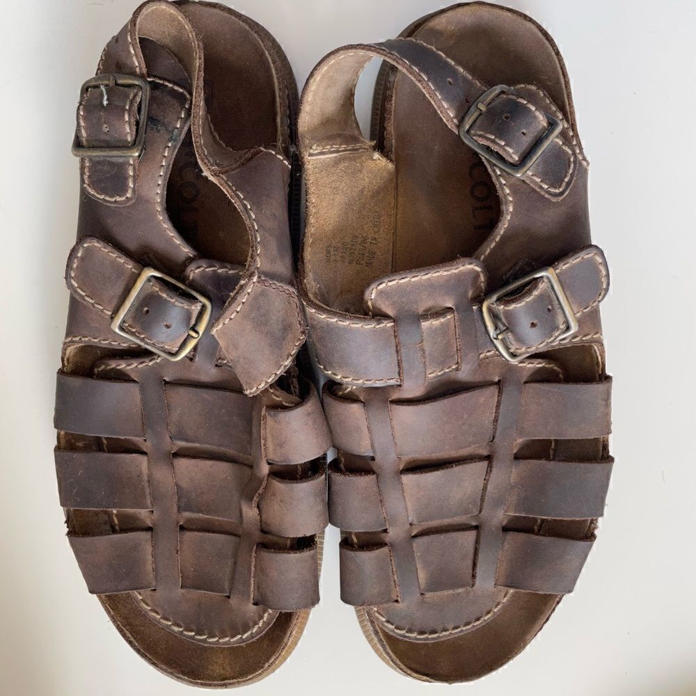 RJ Colt Leather Sandals Size 11 EUC